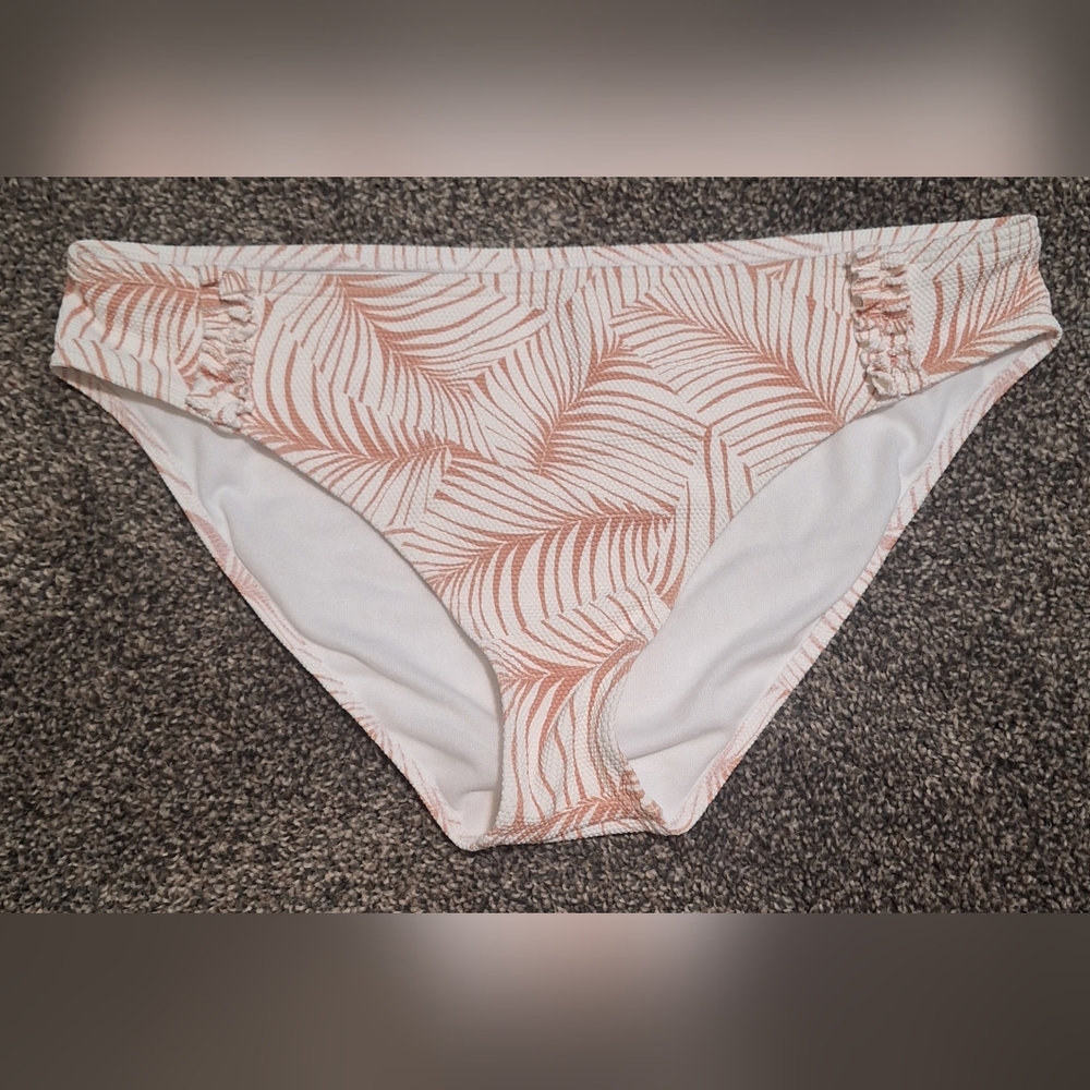 Nwot XL Roxy Leaf Print Bikini Bottom